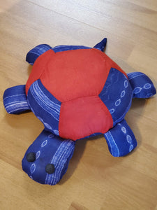 African Tie Dye Stuffed Turtle - DPAST003