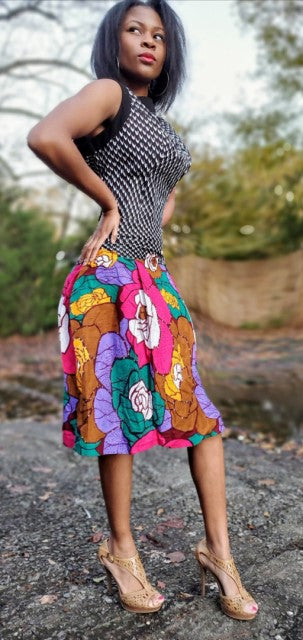 Sekou Dupsie's Exclusive African Print Dress-DPX895