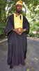 Black and Gold African Grand boubou Agbada-DP2466DC