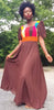 Dupsie's Exclusive Chiffon and African Lace Dress-DPX162