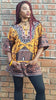 Gye Nyame Traditional African Print Dashiki Shirt-DP3763W