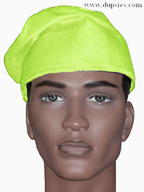 Green Hat in African Aso-Oke