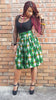 Green High waist African Print Skirt-DP3800