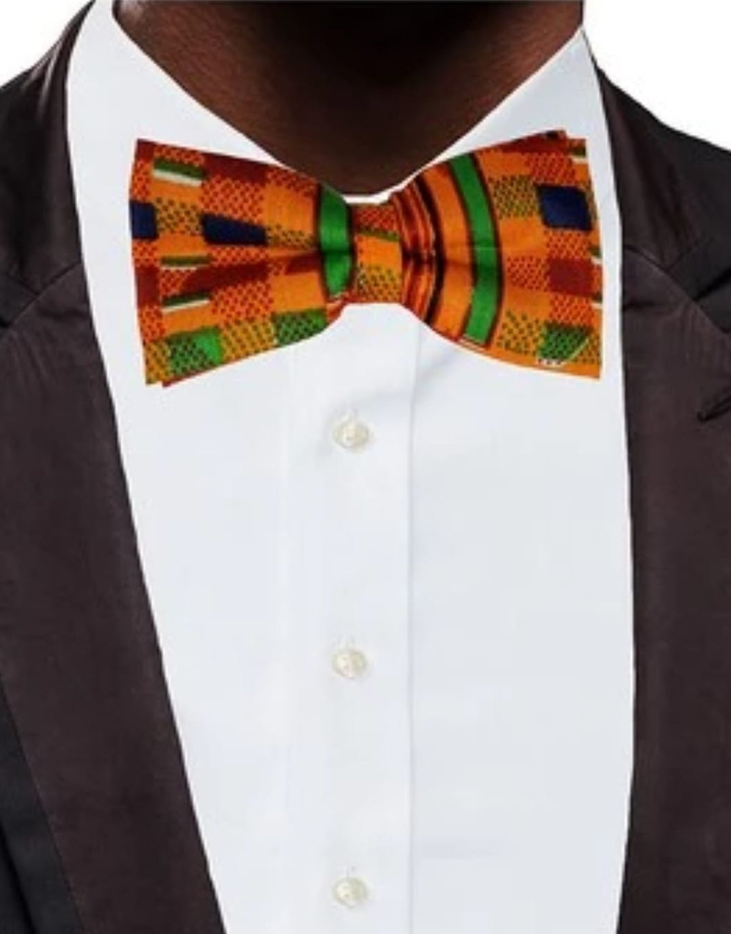 Boateng African Print Kente Bow Tie - Sartorial Excellence