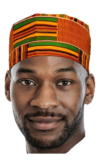 Kente African Print Hat-DP0795H