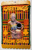 Greetings from Ghana African Print Wooden Artwork-DPARTGH05