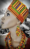 Morowa African Print Kente Earrings-DP3227ER13