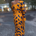 Iyabo Dupsies African Cape Dress-DP3816D7
