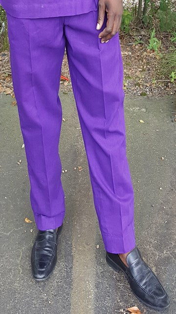 Purple pants with draw strings-DP3839P