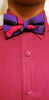 Children's Purple African Print Bow Tie-DPC3766BT2