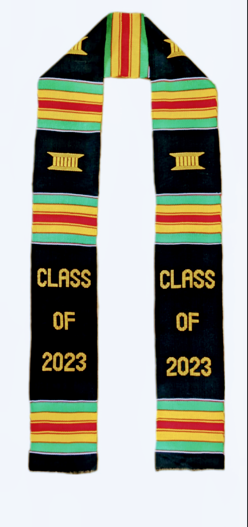 Black Class of 2023 Graduation Kente Sash Stole