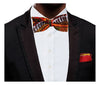 Red Dashiki African print Bow Tie and pocket square - DP3975BT
