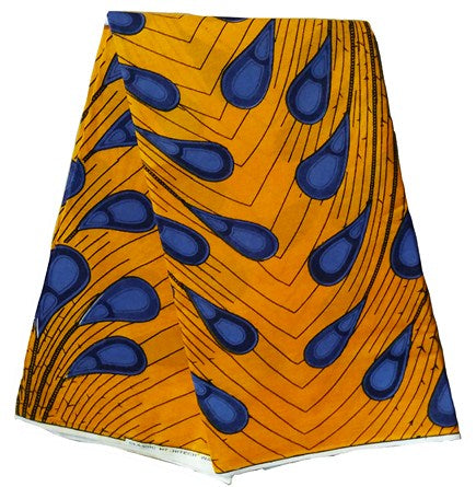 Peacock African Print Fabric