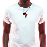 Kenya Flag Pendant Necklace African Map Chain